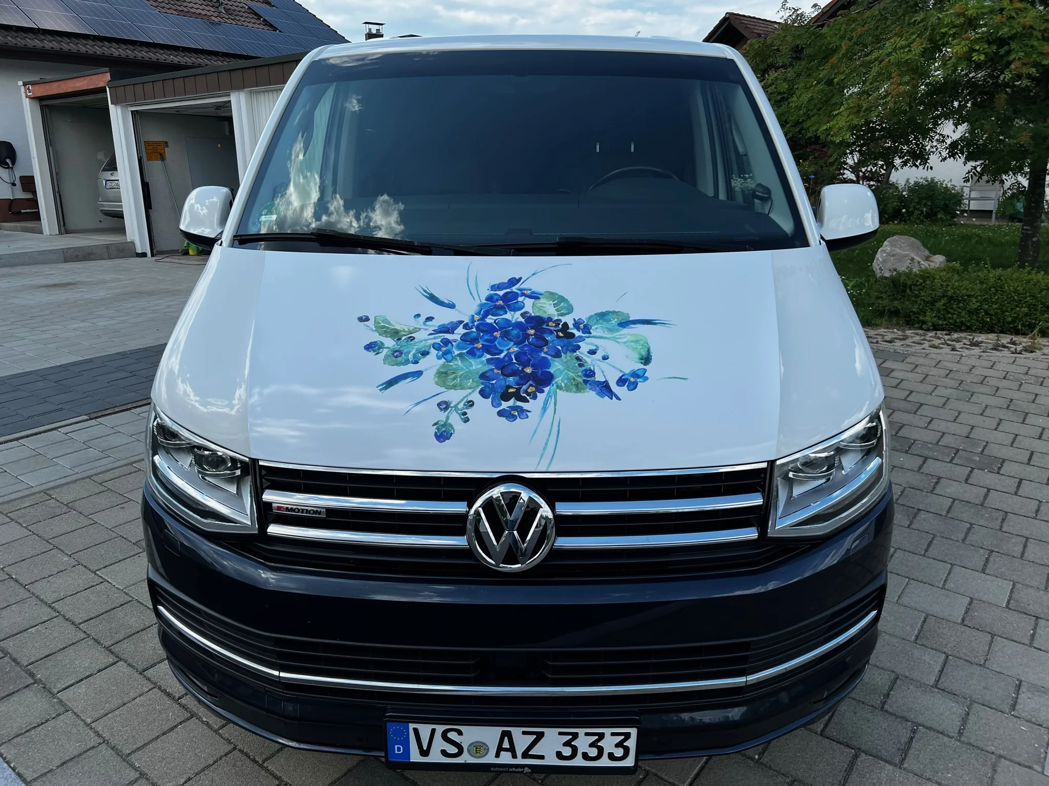 VW T6 Multivan – Hochzeitsdesign im Digitaldruck – Foto 5