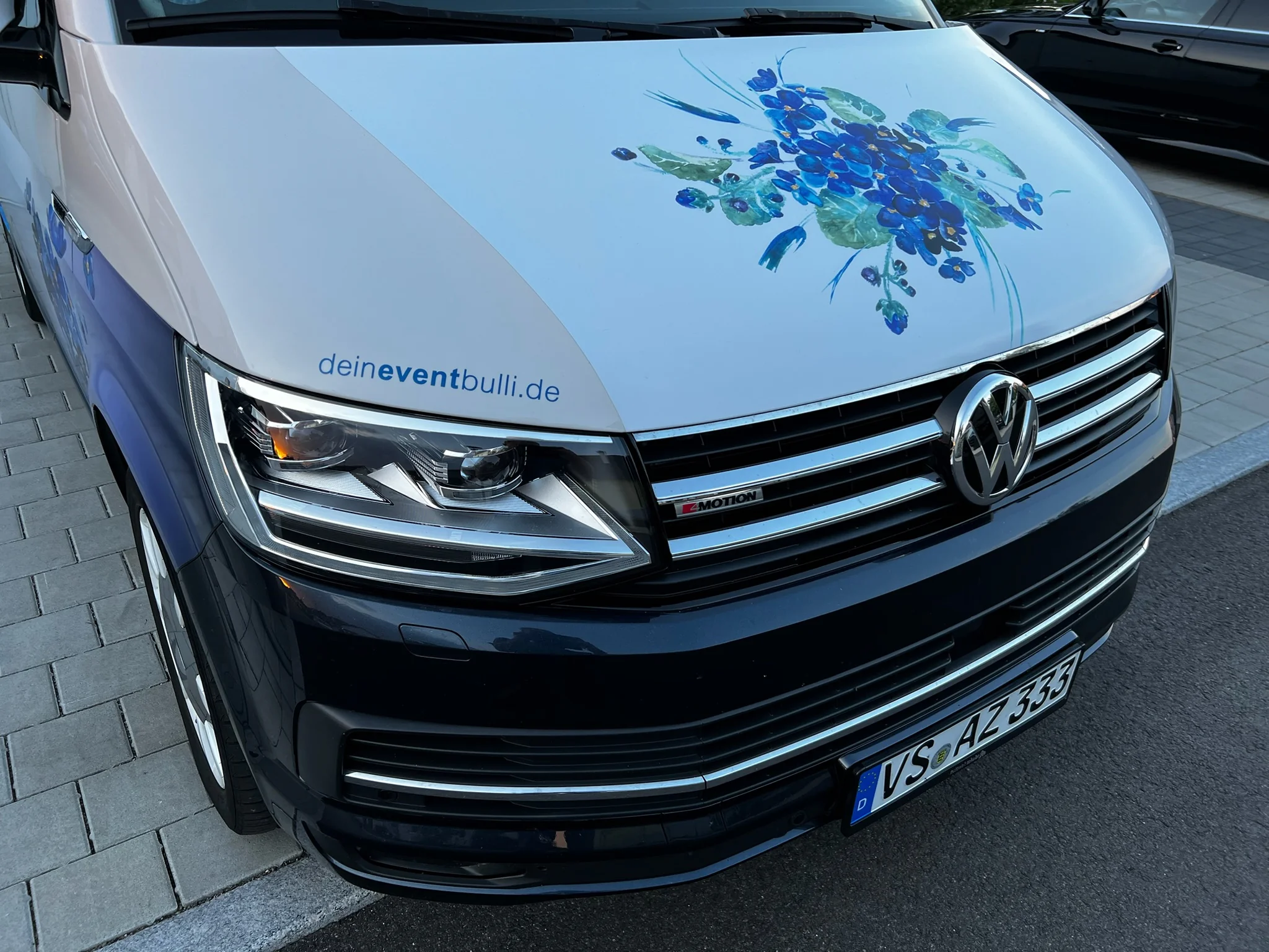 VW T6 Multivan – Hochzeitsdesign im Digitaldruck – Foto 8