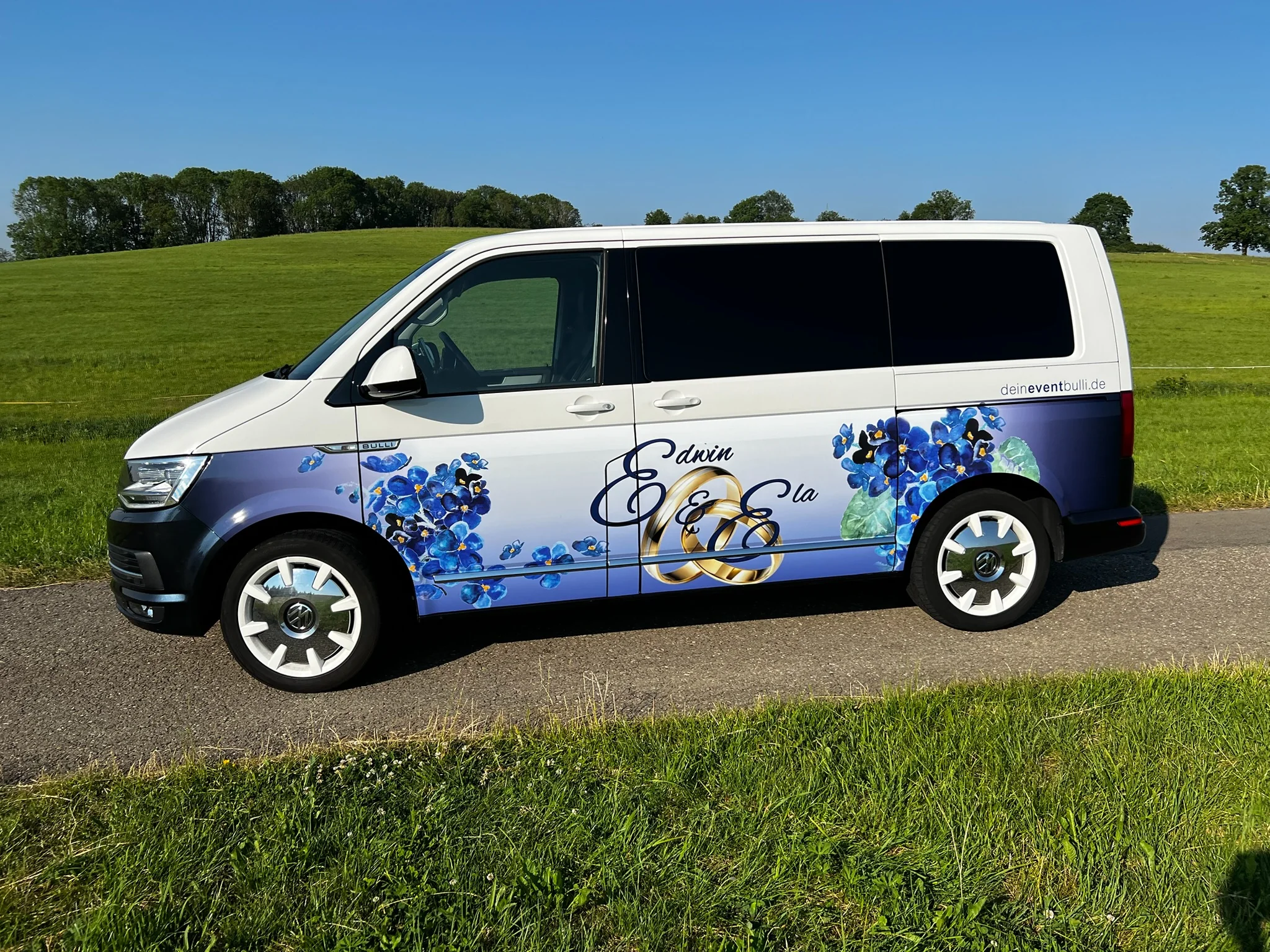 VW T6 Multivan – Hochzeitsdesign im Digitaldruck – Foto 27