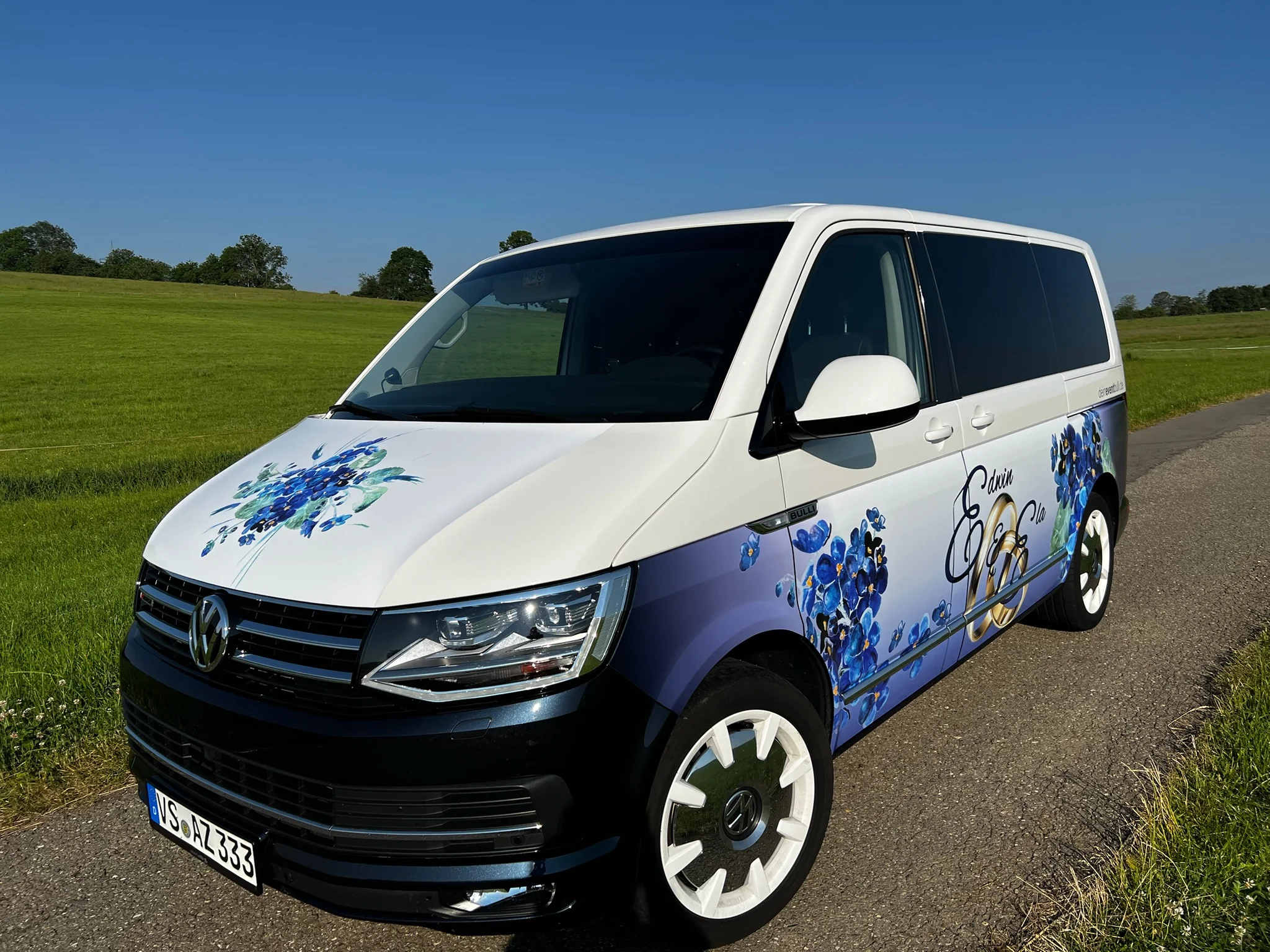 VW T6 Multivan – Hochzeitsdesign im Digitaldruck – Foto 30