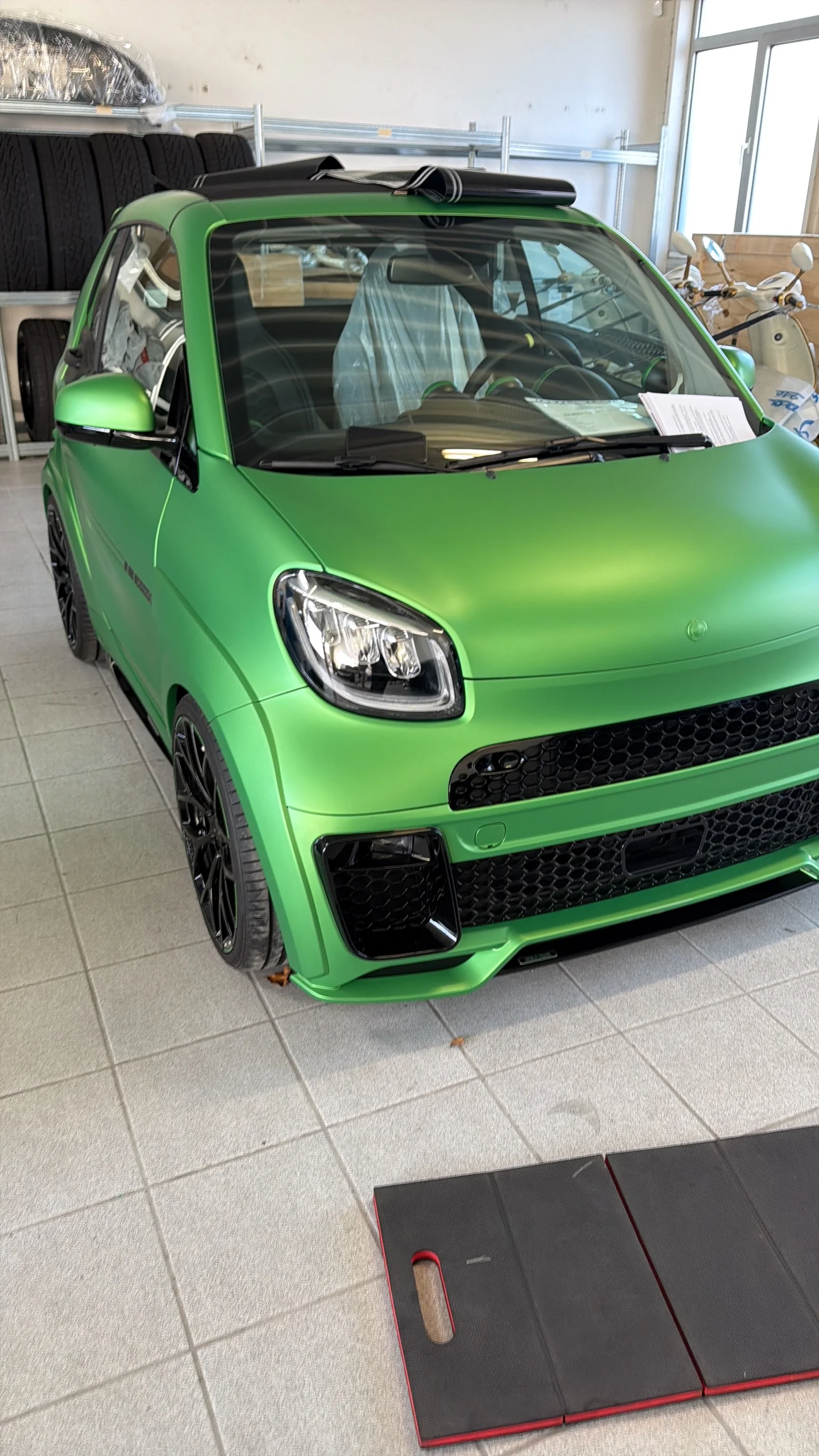 smart fortwo Cabrio – антигравийная плёнка по кругу