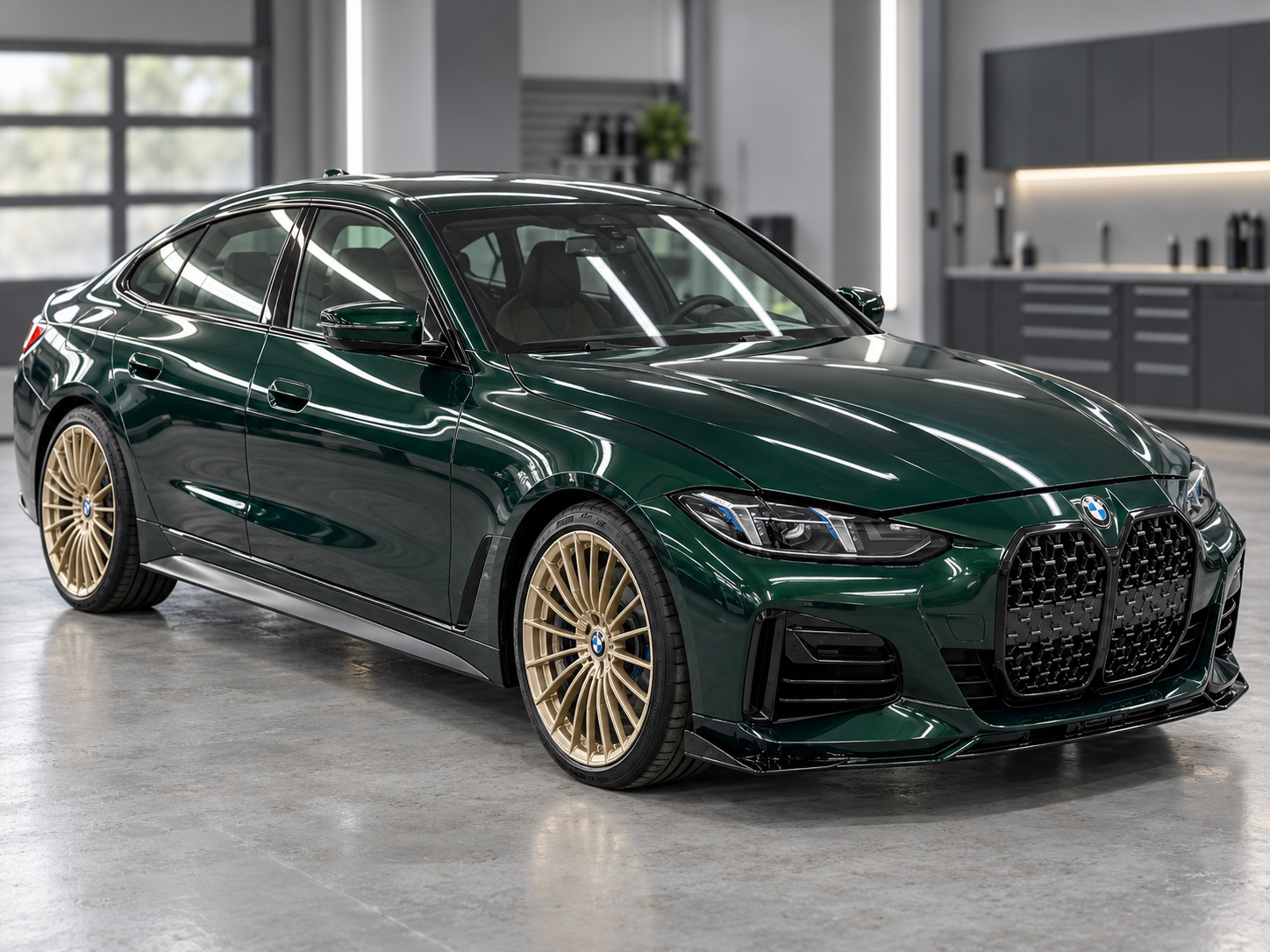 Vehicle after wrapping – deep gloss